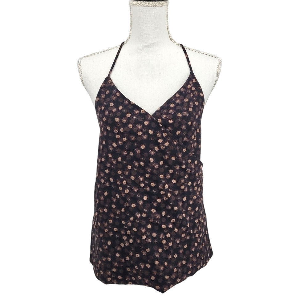 Hurley Austin Womens Tank‎ Floral V-Neck Top Size S
